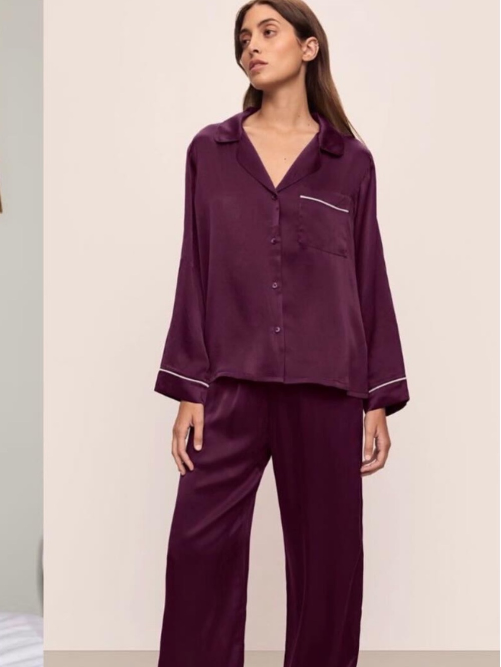 Eberjey Silk Long Pajama Set
